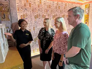 Tomb of the Pharaohs Guided Sunset Tour with Dinner