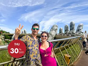 Ba Na Hills, Fantasy Park, French Village, and Golden Bridge Guided Tour