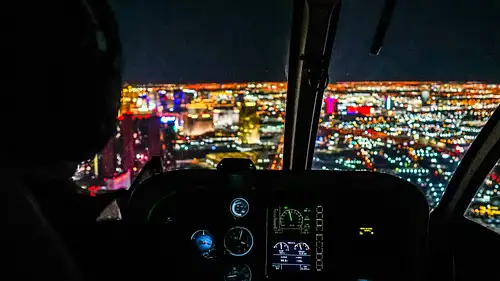 Las Vegas Neon Museum Visit with Helicopter Night Flight Experience