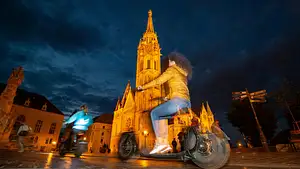 Budapest Guided E-Scooter Tour by Night